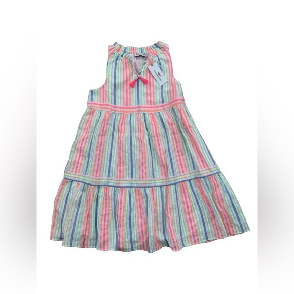 Vineyard Vines Other - Vineyard Vines NWT Size XL, 16, Tiered Neon Striped Dress